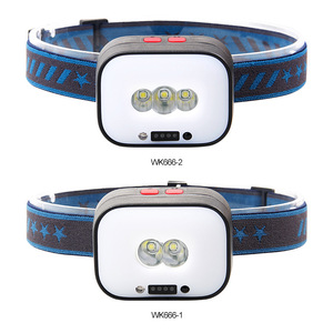 Headlamp Led Rechargeable 2000 Mmah Adjustable Headband With Red Light For Cycling Outdoor Use - Product Image 4