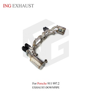 Système d'échappement CatBack Valvetronic en acier inoxydable, vente directe d'usine ING, pour Porsche <span class=keywords><strong>911</strong></span> 997.2, pièces de tuning performance, vente en gros - Product Image 3