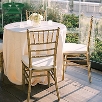Vente en gros d'usine Banquet caméléon empilable en plastique chaise de mariage avec coussin