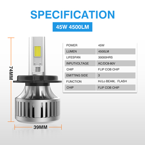 Bombillas LED MOTOLED <span class=keywords><strong>M3PLUS</strong></span> COB 4500LM H4 para Moto - Product Image 6