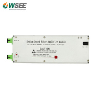 Kapalı CATV Mini Fiber optik amplifikatör FTTH kablo TV DBC EDFA 1550nm modülü tipi Fiber optik ekipman