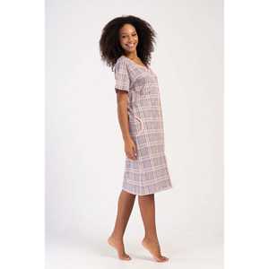 Vestido de manga corta con cremallera para mujer, cuello cuadrado, decoración drapeada, largo hasta el suelo, largo hasta la rodilla, suministro ODM, talla XS para el día de club - Product Image 2