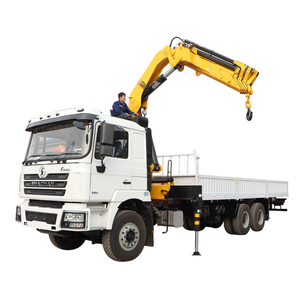 Grue montée sur camion à haut rendement opérationnel, grue à flèche articulée de 16 tonnes, grue de chargement hydraulique de 16 000 kg avec bras pliable - Product Image 1