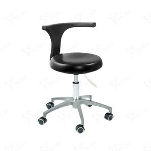 Silla Dental Foshan Negra Ajustable Manual para Adultos - Product Image 1