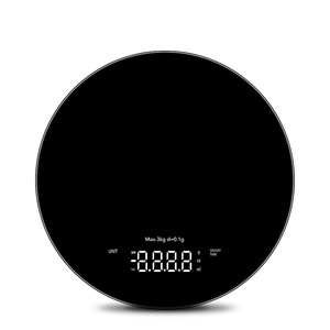 เครื่องชั่งครัวดิจิตอลขนาดเล็กพร้อมแท่นกระจกนิรภัย ใช้พลังงานจากแบตเตอรี่ ฟังก์ชั่นชั่งน้ำหนักอาหาร - Product Image 2
