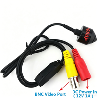 Kamera CCTV Mini AHD 2MP HD 1080P, Bodi Logam, Lensa 3.7mm Sudut Lebar, ODM untuk Sistem DVR AHD