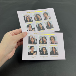 Carte de remerciement personnalisée avec instructions imprimées, carte insérée en papier couleur avec code QR et guide étape par étape pour l'emballage du produit - Product Image 6