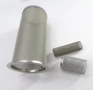 Prix usine treillis métallique personnalisé perforé 304/316L acier inoxydable cylindre Tube perforé trou maille coupe d'écran industriel - Product Image 1