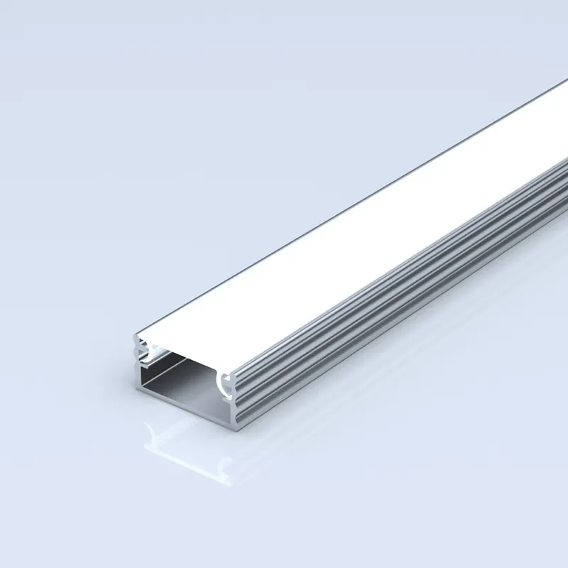 LEDストリップライト用アルミニウム照明プロファイル合金6063、PCディフューザーオリジナル工場、アルミニウムライト