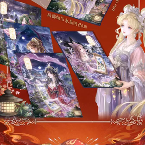 Huajian Society Pretty Soldier Sailor Moon YueYaojian Card Tsukino Usagi Anime Carta da Collezione Blind Box Regali Hobby Doujin - Product Image 3