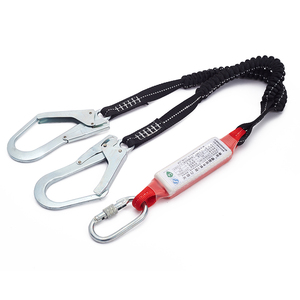 Cường độ cao bảo vệ mùa thu đàn hồi đôi móc an toàn Polyester Đôi Dây Buộc với giảm xóc - Product Image 1