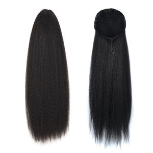 <span class=keywords><strong>Coiffure</strong></span> synthétique 22 pouces YaKi Extension <span class=keywords><strong>de</strong></span> <span class=keywords><strong>queue</strong></span> <span class=keywords><strong>de</strong></span> <span class=keywords><strong>cheval</strong></span> droite Extension <span class=keywords><strong>de</strong></span> <span class=keywords><strong>queue</strong></span> <span class=keywords><strong>de</strong></span> <span class=keywords><strong>cheval</strong></span> avec cordon <span class=keywords><strong>de</strong></span> serrage pour femmes - Product Image 2