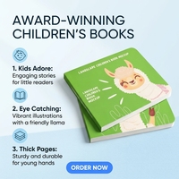 Impression à la demande de livres cartonnés écologiques de haute qualité pour l'exportation, avec marque et logo personnalisés, pour livres pour enfants
