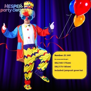 Costume de Clown Adulte HESPER pour Cosplay, Jeu de Rôle, Soirée Masquée en Soie, Ensemble Pantalon et Haut pour Halloween, Noël, Inspiré des Personnages de Télévision - Product Image 3