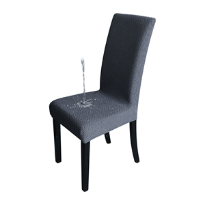 Funda impermeable para silla <span class=keywords><strong>de</strong></span> <span class=keywords><strong>comedor</strong></span>, cubierta <span class=keywords><strong>de</strong></span> Jacquard elástica para silla <span class=keywords><strong>de</strong></span> cocina, <span class=keywords><strong>fundas</strong></span> lavables - Product Image 1