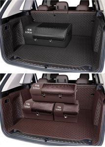 Factory Wholesale Leather Backup Folding <b>Trunk</b> Car <b>Storage</b> <b>Box</b> Custom Logo - Product Image 2