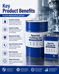 Potente Fluido Lubricante Anticorrosión, Aceite de Corte de Metales de Primera Calidad para Torneado, Fresado, Taladrado <span class=keywords><strong>y</strong></span> Mecanizado Industrial - Product Image 4
