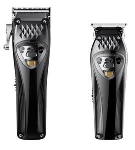 เวกเตอร์มอเตอร์เครื่องโกนหนวดไฟฟ้าชุดปัตตาเลี่ยนตัดผมสองหัวแบบลูกสูบ13000รอบต่อนาทีใบมีดแกะสลักยูเอสบีสำหรับร่างกาย - Product Image 3
