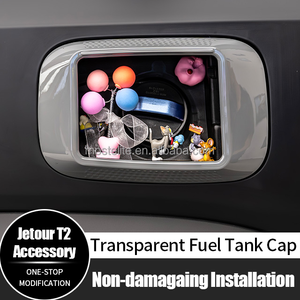 Nouvelle conception, mise à niveau, modification, couvercle de réservoir de carburant transparent pour les accessoires Jetour T2 Traveler - Product Image 2