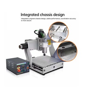 Máquina Fresadora Industrial Viextro con Motor de 800W para Madera Dura y Metal, Fresadora de 3 y 4 Ejes, Equipo de Grabado CNC - Product Image 3