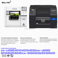 Servicio de Impresión sin Chip WEL-TRY CW-C6500, Solución sin Chip para Impresoras Epson ColorWork Cw-c4000/c6000/c6520