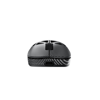 Ratón para Juegos Ergonómico Ligero con Sensor Óptico PAW3395 de 6 Botones para Diestros, USB Tipo-C, Inalámbrico de 2.4GHz para Triple Juego