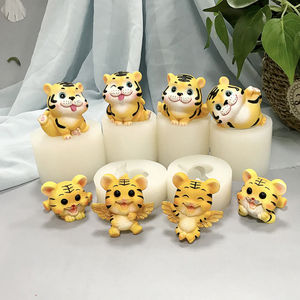 Moule en Silicone en forme de chiot, pour décoration de gâteau, gori <span class=keywords><strong>bouledogue</strong></span>, plateau à glace au <span class=keywords><strong>chocolat</strong></span>, moule en résine de Silicone pour bricolage, pâtisserie et artisanat, 1 pièce - Product Image 4