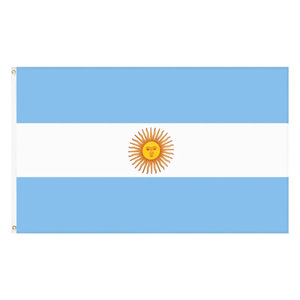 Nuoxin Venta al por mayor <span class=keywords><strong>de</strong></span> poliéster personalizado <span class=keywords><strong>Argentina</strong></span> Bandera Nacional <span class=keywords><strong>Argentina</strong></span> 3x5 pies Banderas promocionales Banners - Product Image 2