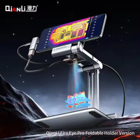 QianLi Fire Eye Pro kamera termal inframerah, alat Diagnosis kesalahan PCB resolusi 256x192 dapat dilipat untuk perbaikan Motherboard ponsel