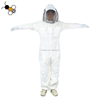 Vêtements d'apiculture ventilés costume 3 couches maille coton abeille costume