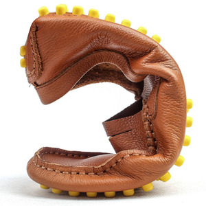 Scarpa Casual morbida scarpa singola da uomo, scarpe eleganti in pelle, pelle per uomo Schuhe vera pelle di mucca gomma strato superiore pelle bovina - Product Image 2