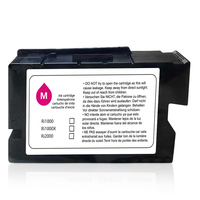 Cartouche d'encre compatible 200 ml BK CMY avec puce à usage unique pour impression DTG Ricoh Ri1000 Ri1000X Ri2000