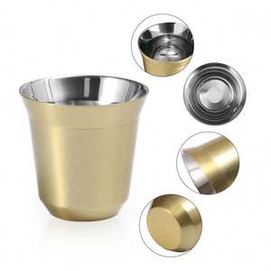 Taza Térmica Personalizada con Logotipo, 80 ml, 160 ml, 250 ml, Taza de Café de Acero Inoxidable 304 de Doble Pared, Taza de Café Espresso Italiana - Product Image 3