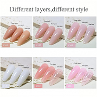 FZN Jelly Gel Vernis À Ongles Ensemble Nude Rose Blanc Laiteux Kit Neutre Translucide Sheer Gel Soak off Uv Nail Concealer Esmalte En Gel