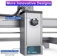 Kit d'extension d'axe X Y Atomstack E85 avec module laser M100 20W, machine de gravure laser, graveur CNC DIY 850*800mm