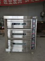 Équipement de cuisine professionnel Usage commercial pour restaurant hôtel pizzeria Four à pizza électrique 3-Deck 9-Tray