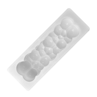 SILIKOLOVE nouveau rectangulaire chanceux nuage bulle Mousse Silicone moule bricolage français Dessert moule de cuisson