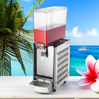 Distributeur de jus électrique à pulvérisation, machine à boissons froides à 4 réservoirs pour l'équipement de restauration hôtelière