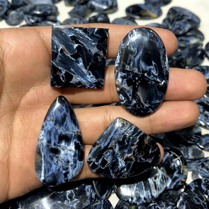 Pierre de Pietersite bleue naturelle authentique, cabochon de Pietersite de haute qualité pour la fabrication de bijoux et la lithothérapie - Product Image 1