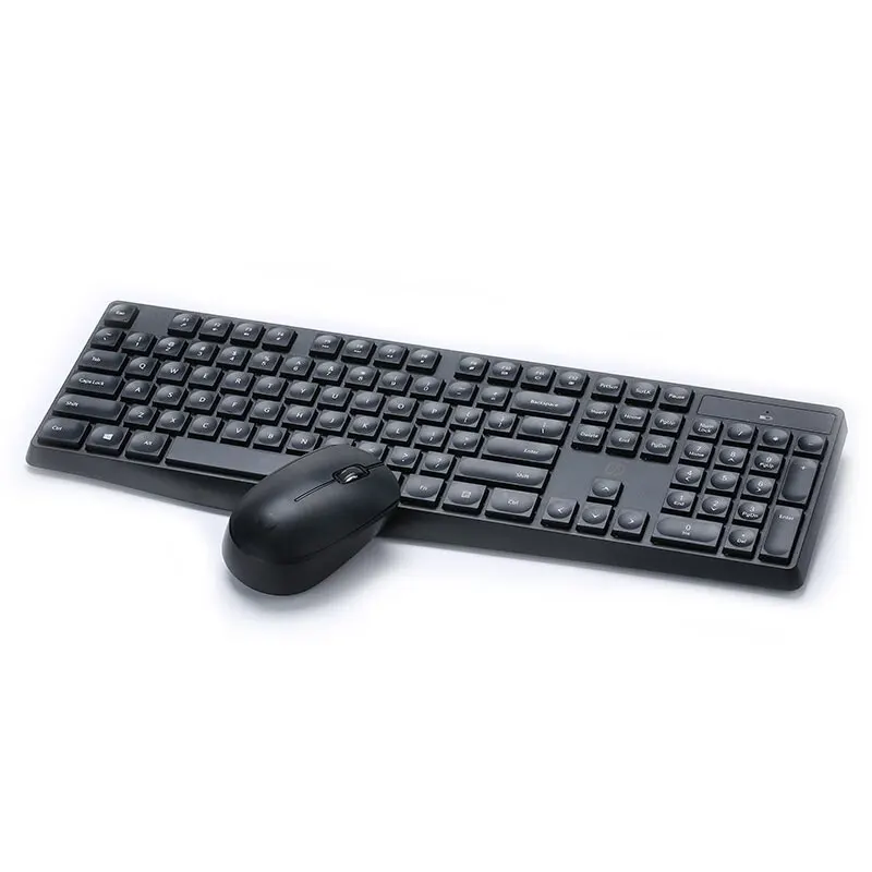 HP CS10 — ensemble souris et clavier de jeu cs104, sans fil, couleur noir et blanc, pour ordinateur de bureau, livraison directe