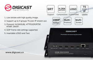 ケーブルTVデジタルIPビデオ4チャンネルHD MIエンコーダーIPTV H.264 RTSP RTMP HLS <span class=keywords><strong>WIFI</strong></span> on VIFストリーミングエンコーダー - Product Image 6