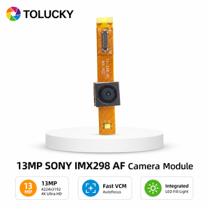 โมดูลกล้อง OEM 13MP IMX298 โฟกัสอัตโนมัติ AF MIPI 30fps พร้อมไฟ LED สำหรับการมองเห็นแบบฝังตัวที่ปรับแต่งได้ - Product Image 1