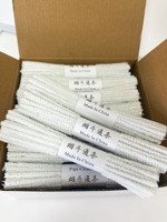 Nettoyeurs de tuyaux professionnels en coton naturel, haute absorption, échantillon gratuit pour tiges de nettoyage de tuyaux