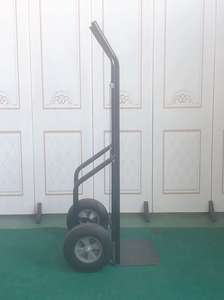 Chariot à main en métal pliable promu en usine chariot de camion outils de roue en caoutchouc solide entrepôt de transport utiliser des caddies - Product Image 3