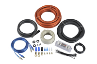 Kit de câblage OFC de qualité supérieure 0 Gauge pour amplificateurs et caissons de basses, câble audio personnalisé avec logo, sans interférences, pour la vente