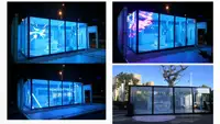 Transparente Folie für Fenster LED-Folie für Glas selbst klebende transparente LED-Anzeige folie