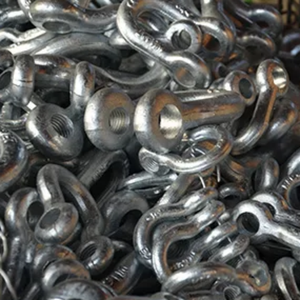 G-2160E Wide <b>Body</b> Sling Shackle 75 Ton WLL Capacity <b>Bow</b> Bolt Design US Type D Lifting Galvanized Industrial Mining Forged Us Typ - Product Image 3