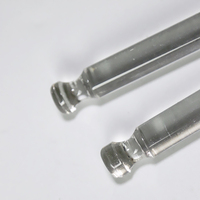 Supports en acrylique réutilisables pour présentoir optique, supports en lucite transparents pour fixation murale, panneau à broches