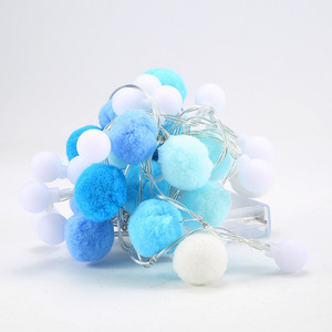 Mini Colorful Ball <strong>Pom</strong> <strong>Pom</strong> Ball <strong>String</strong> <strong>Light</strong> Home Kids Room Decor Led <strong>Light</strong> Battery Box Led <strong>String</strong> <strong>Lights</strong> - Product Image 6