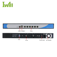 Châssis de pare-feu de routeur 1U, ports SFP, mini PC, matériel Pfsense, serveur en rack réseau 6 LAN avec modem 4G